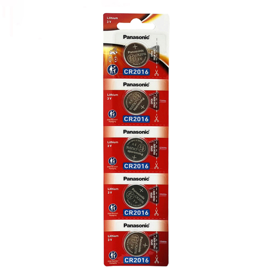 Pin CR2016 Panasonic Vỉ 5 Viên