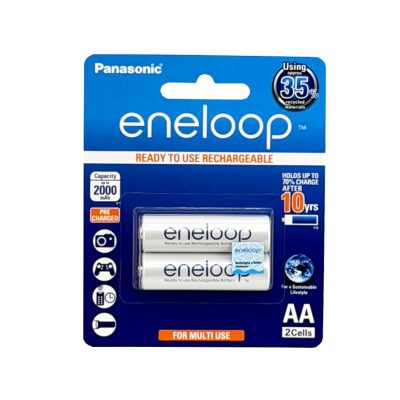 Pin Eneloop Panasonic AA 2000mAh BK-3MCCE Vỉ 2 Viên