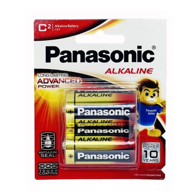 Pin Trung Panasonic Alkaline LR14T Vỉ 2 Viên 5 Pin Trung Panasonic Alkaline LR14T Vỉ 2 Viên