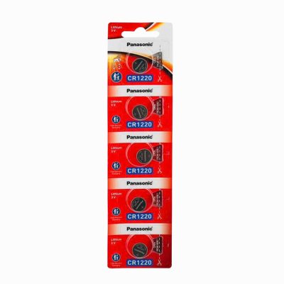 Pin CR1220 Panasonic Lithium 3V Vỉ 5 Viên Chính Hãng 9 Pin CR1220 Panasonic Vỉ 5 Viên Chính Hãng