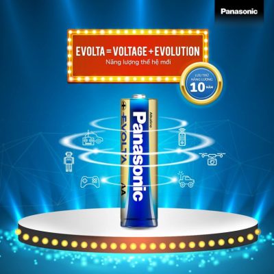 Pin AA Panasonic Evolta LR6EG Vỉ 2 Viên Chính Hãng