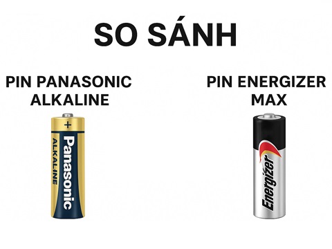 So sánh pin AA Panasonic và Energizer – Đâu là lựa chọn phù hợp?