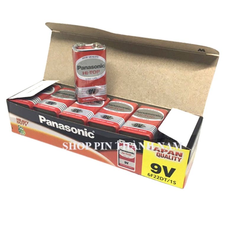 Pin sạc 9V Panasonic được nhiều người dùng đánh giá cao nhờ độ bền ổn định